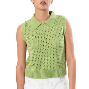 Chaleco Tejido Polo Verde