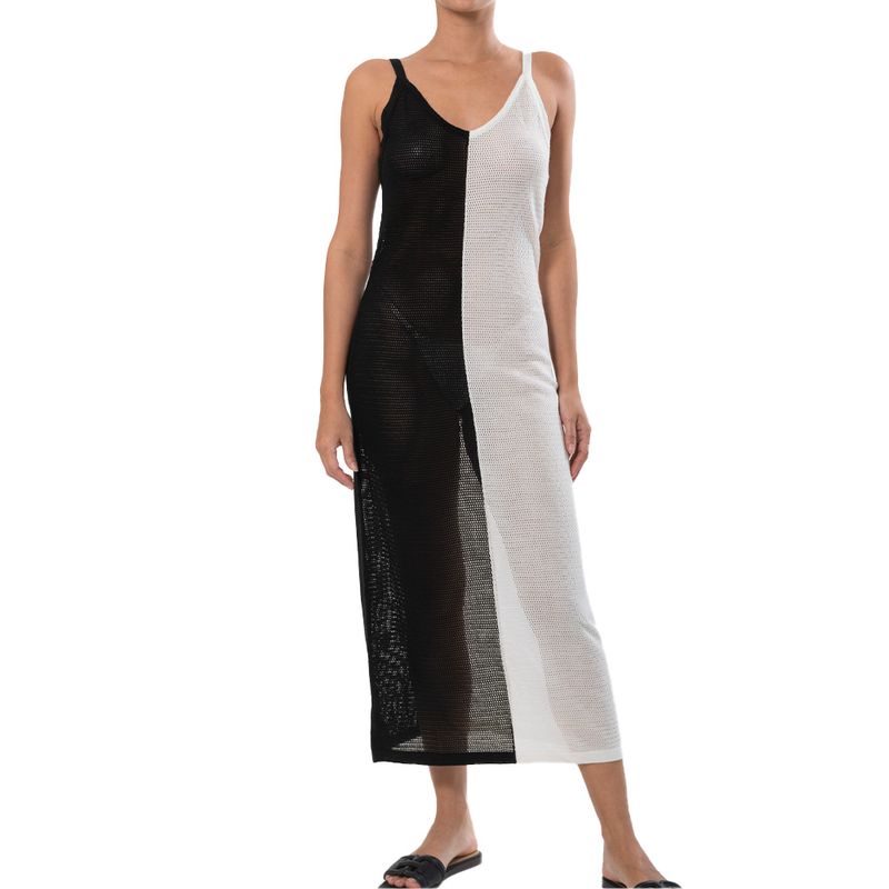 Talisman-Vestido-Tejido-Bicolor-Blanco-Negro-TAL-TJS24-581