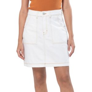 Falda Mini High Waist Crudo