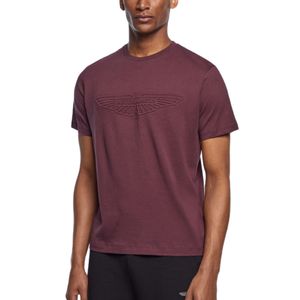 Camiseta Am Emboss Vino