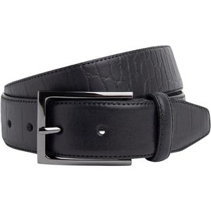 Cinturón Leather Croc Emboss Negro