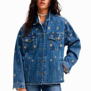 Chaqueta Flowers Denim