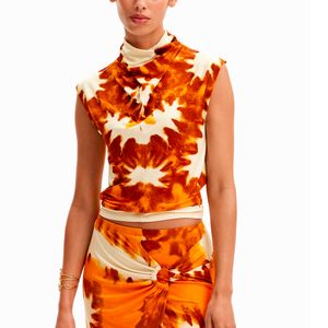 Camiseta Praga Naranja Tierra