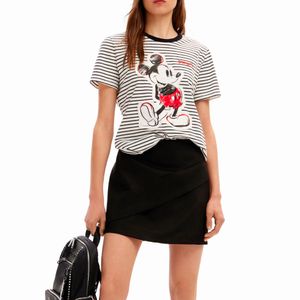 Camiseta Mickey Patch Blanco