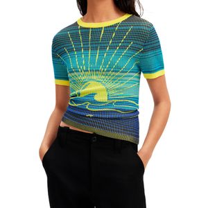 Camiseta Sun Turquesa