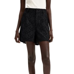 Short Trousers Lace Negro