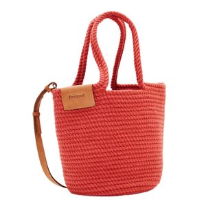 Shopping Bag Cestas Trenzadas Coral