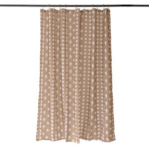 Cortina de Baño para Niños Punto y Coma Beige