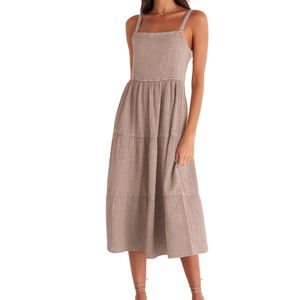 Analise Midi Vestido Bleached Mauve