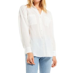 Lalo Button Up Top Blanco