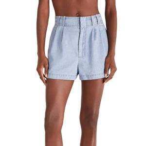 Farah Chambray Short Light Chambray