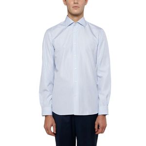 Camisa de Hombre Cuello Modena Azul