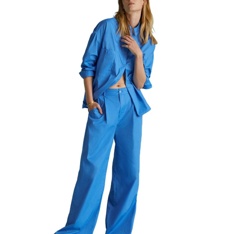 Cotton-shirt-pockets-Blue