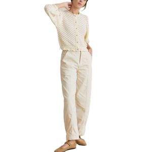 Pantalón Denim Carrot Yerse Ecru