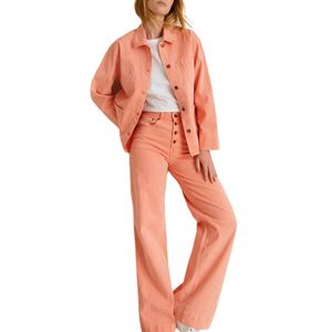 Pantalón Denim Wide Leg Yerse Salmon