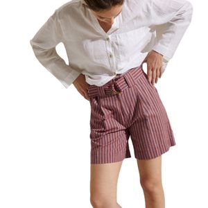 Short Algodon Rayas Yerse Lila