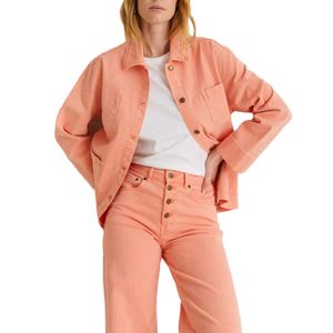 Chaqueta Denim Bolsillos Yerse Salmon