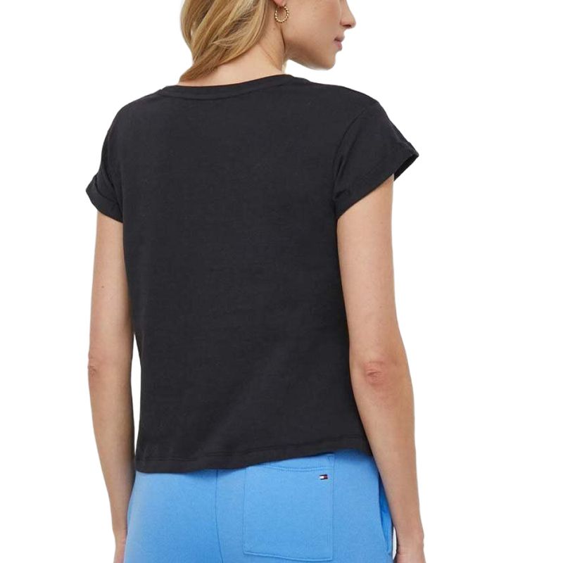 Camiseta manga corta Hannon Negra-3