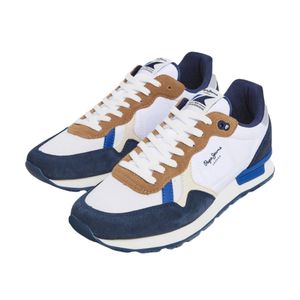 zapato Brit Mix Azul Marino