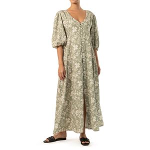 Vestido Maxi Print Verde