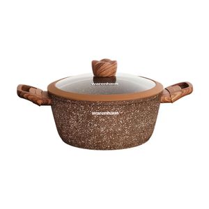 Induccion olla sienna 28cm cafe