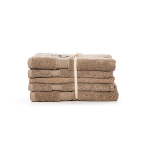 Set de 5 Toallas de Baño Beige