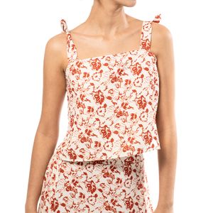 Blusa de Tirantes Print Flores