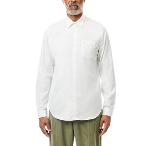 Camisa Algodón Manga Larga Regular Fit Blanca