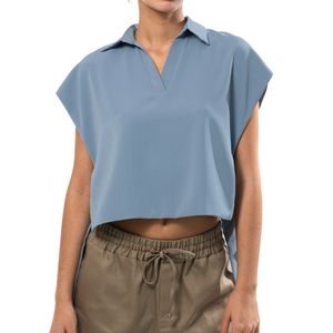 Camisa Ajustes Celeste
