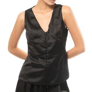 Corset de Seda Negro