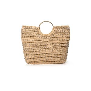 Bolso Tejido Pepas Beige