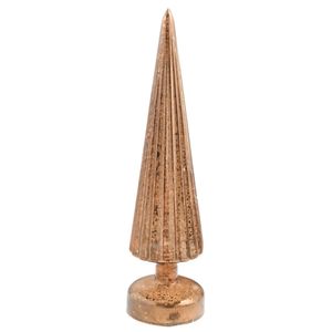 Adorno Navidad Árbol Vidrio Bronce