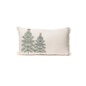Cojin Arboles Bordados