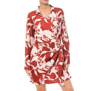 Vestido Wrap Print
