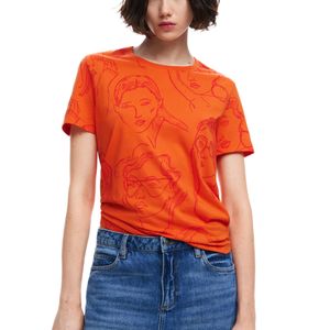 Camiseta Caras Coral