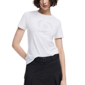 Camiseta Daisy Blanco Lino