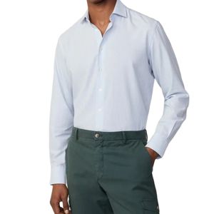 Shirt Tencel Mel Stripe Sky Blue