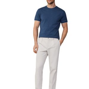 Tee Jersey Tipped Marine Blue