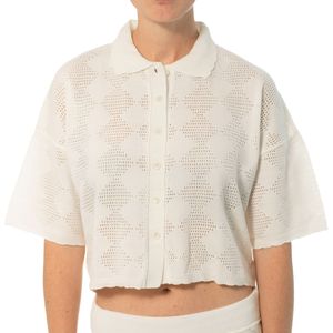 Camisa Polo Tejida Blanca