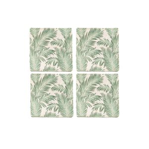 Set de 4 portavasos Oasis Palm