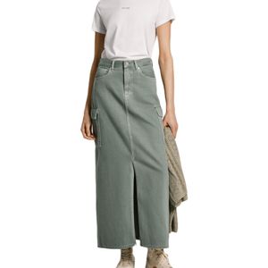 Falda Maxi Washed Green