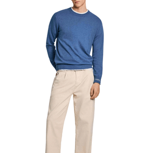 Jersey Knits New Andre Crew Neck Blue
