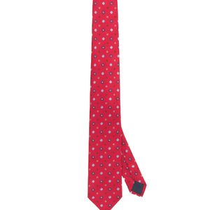 Corbata Seda Natural Rojo