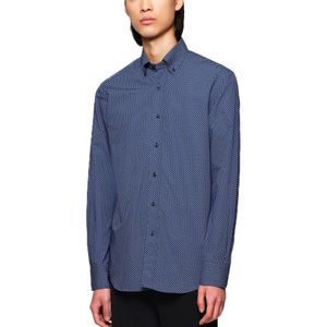 Camisa Hombre Estampado Marino
