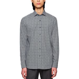 Camisa Hombre Estampado Verde