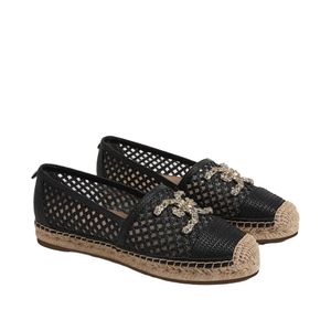 Mocasín Alpargata Khiara Rafia Negro