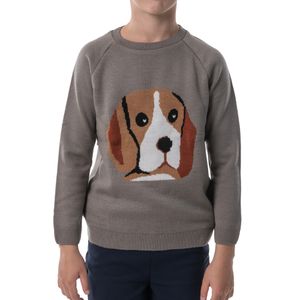 Sueter Cuello Redondo Gris