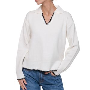 Sueter Zigzag Blanco
