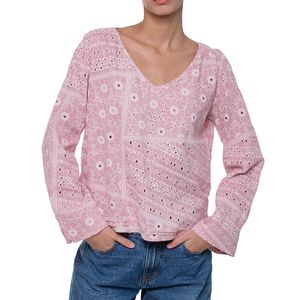 Blusa Flower Set Rosa