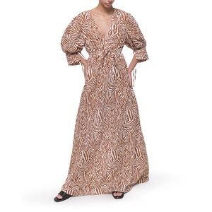 Vestido Bambu Print